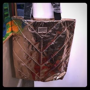 Victoria’s Secret metallic pink bag